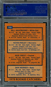 Bill Nahorodny, Rick Sweet & Don Werner Autographed 1978 Topps Rookie Card #702 PSA/DNA #83308987