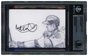 Ichiro Suzuki Autographed 2025 Hall of Fame Card Seattle Mariners Artist Jose Ceja #/51 Beckett BAS Stock #262300