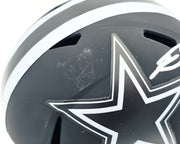 George Pickens Autographed Dallas Cowboys Eclipse Black Full Size Speed Replica Helmet (Scratches) JSA #WC502002