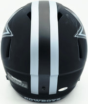 George Pickens Autographed Dallas Cowboys Eclipse Black Full Size Speed Replica Helmet (Scratches) JSA #WC502002