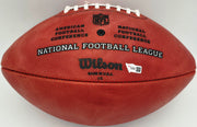 Tom Brady Autographed Official NFL Leather Game Football New England Patriots Fanatics Holo #B136426