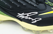 Ken Griffey Jr. Autographed Black Volt Nike 2 MCS Swingman Logo Baseball Cleats Seattle Mariners Beckett BAS Witness #4W624612