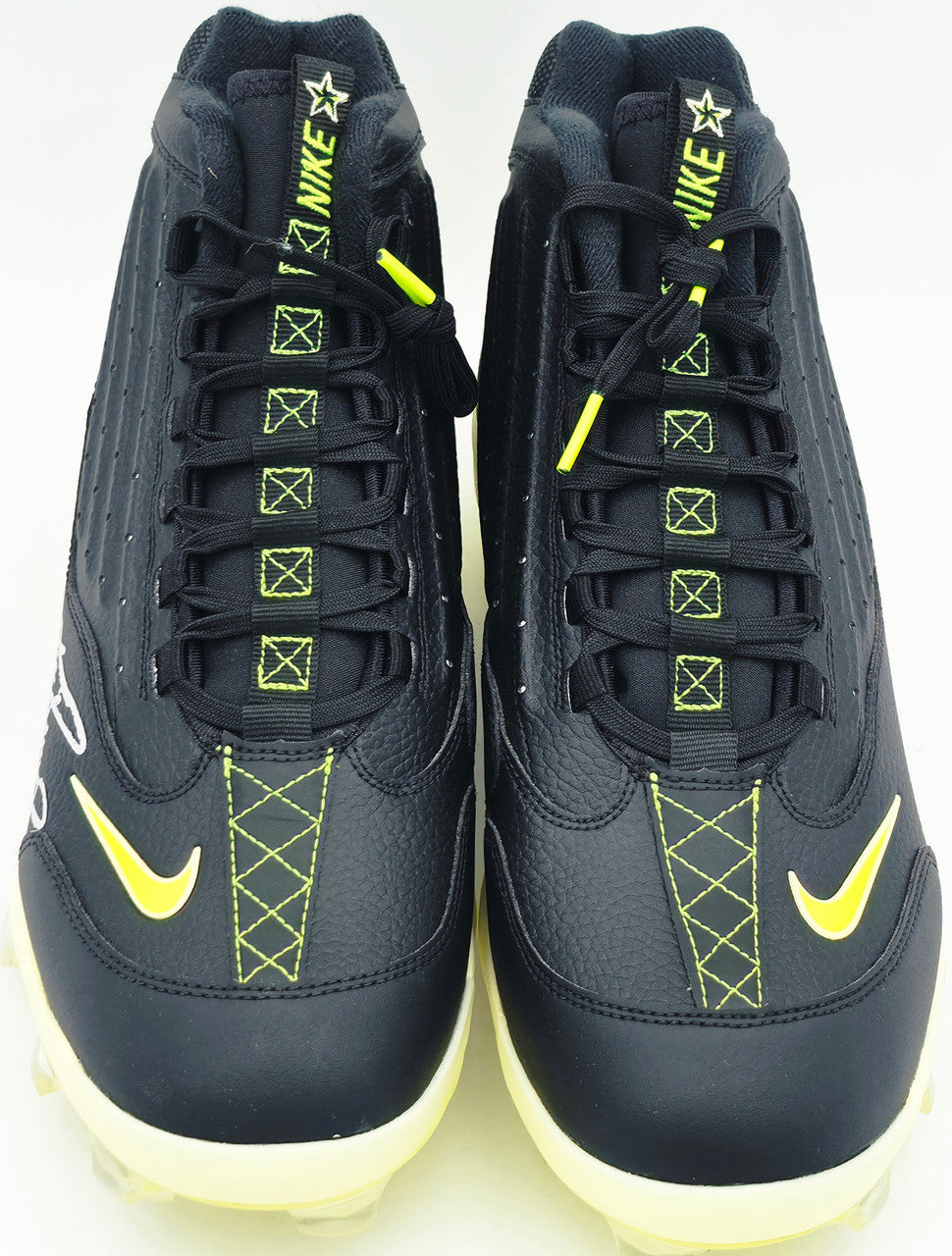 Ken Griffey Jr. Autographed Black Volt Nike 2 MCS Swingman Logo Baseball Cleats Seattle Mariners Beckett BAS Witness #4W624612