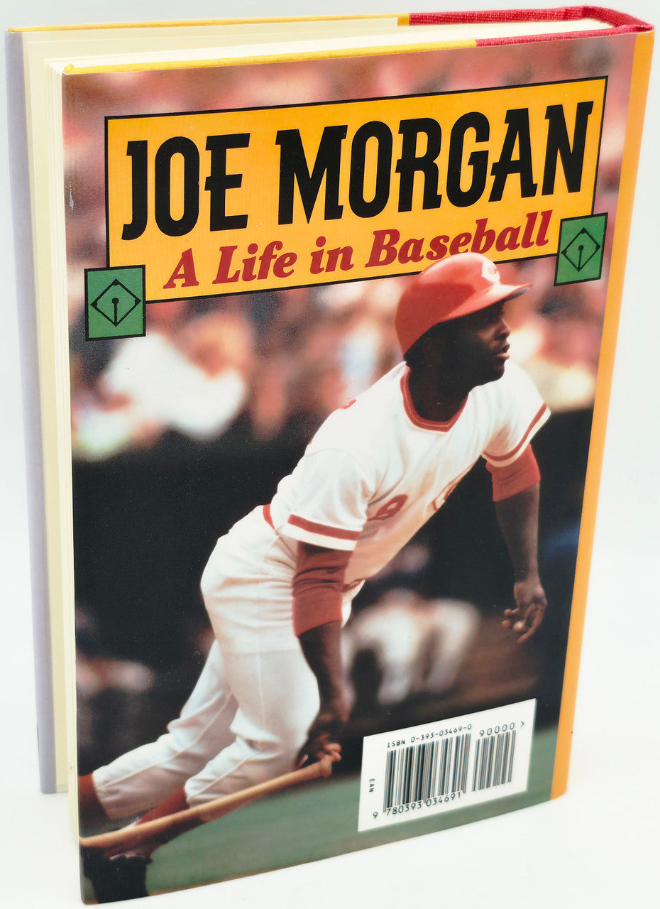 Joe Morgan Autographed A Life in Baseball Book Cincinnati Reds SKU #262592