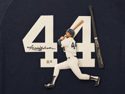 New York Yankees Reggie Jackson Autographed Blue Hand Painted Mitchell & Ness Authentic Jersey Size XL Beckett BAS Witness #1W396031