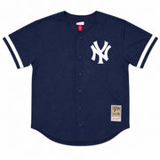 New York Yankees Reggie Jackson Autographed Blue Hand Painted Mitchell & Ness Authentic Jersey Size XL Beckett BAS Witness #1W396031
