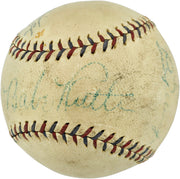 Babe Ruth & Lou Gehrig Autographed Official AL Harridge Baseball New York Yankees JSA #X40530