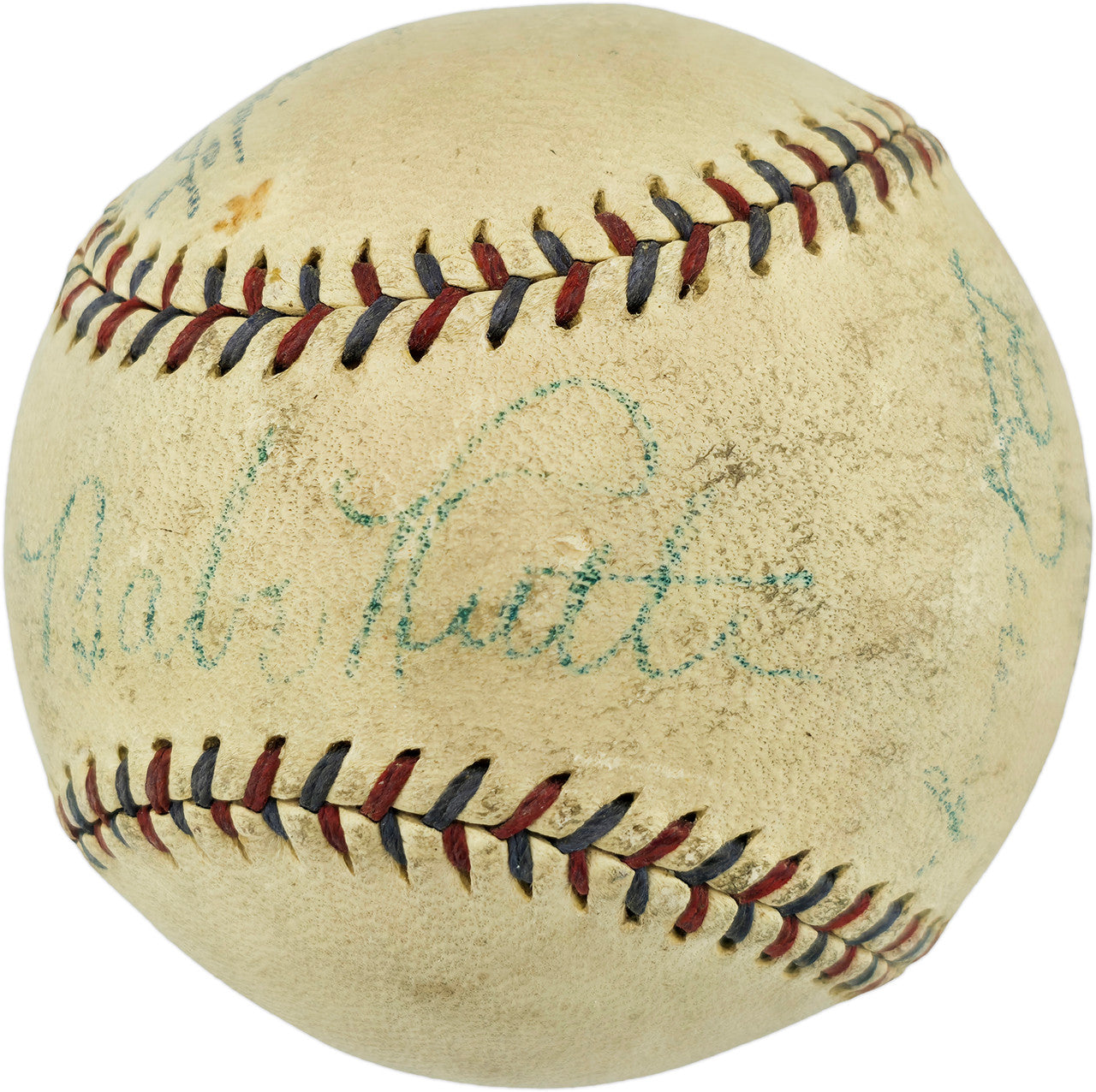 Babe Ruth & Lou Gehrig Autographed Official AL Harridge Baseball New York Yankees JSA #X40530