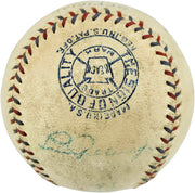 Babe Ruth & Lou Gehrig Autographed Official AL Harridge Baseball New York Yankees JSA #X40530
