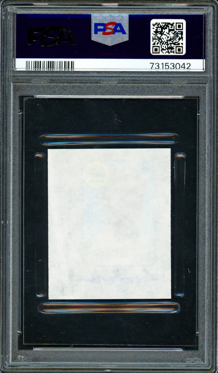 Reggie Jackson Autographed 1969 Topps Decals Rookie Card Oakland A's PSA 9 Auto Grade Gem Mint 10 PSA/DNA #73153042