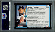 Ichiro Suzuki Autographed 2001 Bowman Chrome English Refractor Rookie Card #351 Seattle Mariners Auto Grade Gem Mint 10 "01 ROY/MVP" PSA/DNA #59798367