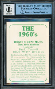 Roger Maris Autographed 1978 TCMA Card #11 New York Yankees Auto Grade Gem Mint 10 JSA/Beckett #6720664