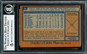 Eddie Murray Autographed 1978 Topps Rookie Card #36 Baltimore Orioles Beckett BAS #12623711