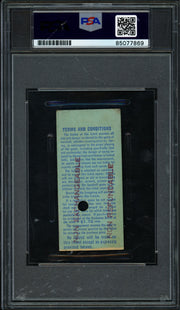 Nolan Ryan Autographed 5/20/1968 Rookie Year Ticket New York Mets Auto Grade Gem Mint 10 PSA/DNA #85077869