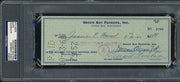 Vince Lombardi Autographed 3x8 Check Green Bay Packers PSA/DNA #83061724