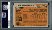 Joe Montana Autographed 1981 Topps Rookie Card #216 San Francisco 49ers PSA 7 Auto Grade Gem Mint 10 PSA/DNA #77941137