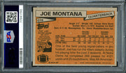Joe Montana Autographed 1981 Topps Rookie Card #216 San Francisco 49ers PSA 7 Auto Grade Gem Mint 10 PSA/DNA #77941150