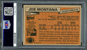 Joe Montana Autographed 1981 Topps Rookie Card #216 San Francisco 49ers PSA 6 Auto Grade Gem Mint 10 PSA/DNA #77941153