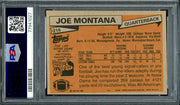 Joe Montana Autographed 1981 Topps Rookie Card #216 San Francisco 49ers PSA 4 Auto Grade Gem Mint 10 PSA/DNA #77941027