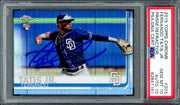 Fernando Tatis Jr. Autographed 2019 Topps Chrome Prism Refractor Rookie Card #203 San Diego Padres PSA 10 Auto Grade Gem Mint 10 PSA/DNA #62841161