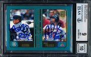 Albert Pujols & Ichiro Suzuki Autographed 2001 Topps Traded Rookie Card #T99 BGS 9 Auto Grade Gem Mint 10 Beckett BAS #15681119