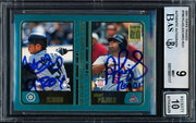 Albert Pujols & Ichiro Suzuki Autographed 2001 Topps Traded Rookie Card #T99 BGS 9 Auto Grade Gem Mint 10 Beckett BAS #15681117