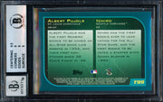 Albert Pujols & Ichiro Suzuki Autographed 2001 Topps Traded Rookie Card #T99 BGS 9 Auto Grade Gem Mint 10 Beckett BAS #15681117