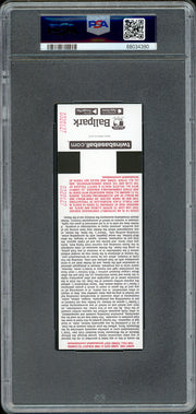 Julio Rodriguez Autographed 2022 MLB Debut Ticket Seattle Mariners PSA 10 "2022 MLB Debut" PSA/DNA #68034390