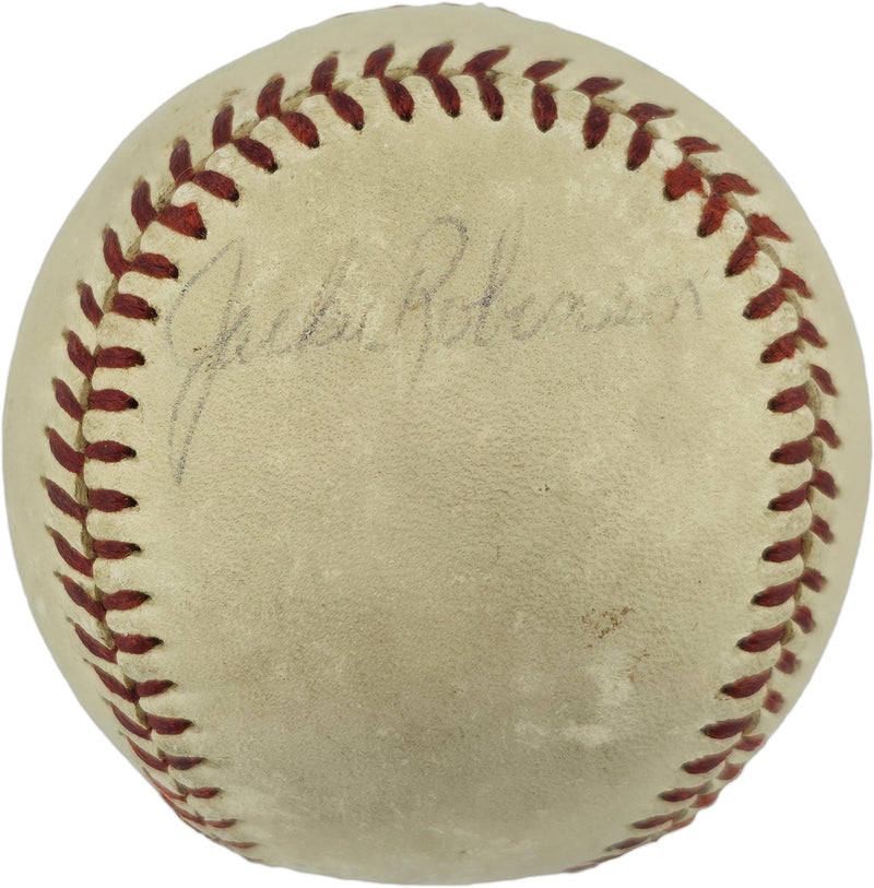 Jackie Robinson Autographed Single Signed Official Spalding NL Baseball Brooklyn Dodgers PSA/DNA #AS09919