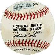 Willie Mays Autographed Official NL Baseball San Francisco Giants Beckett BAS #AE85119
