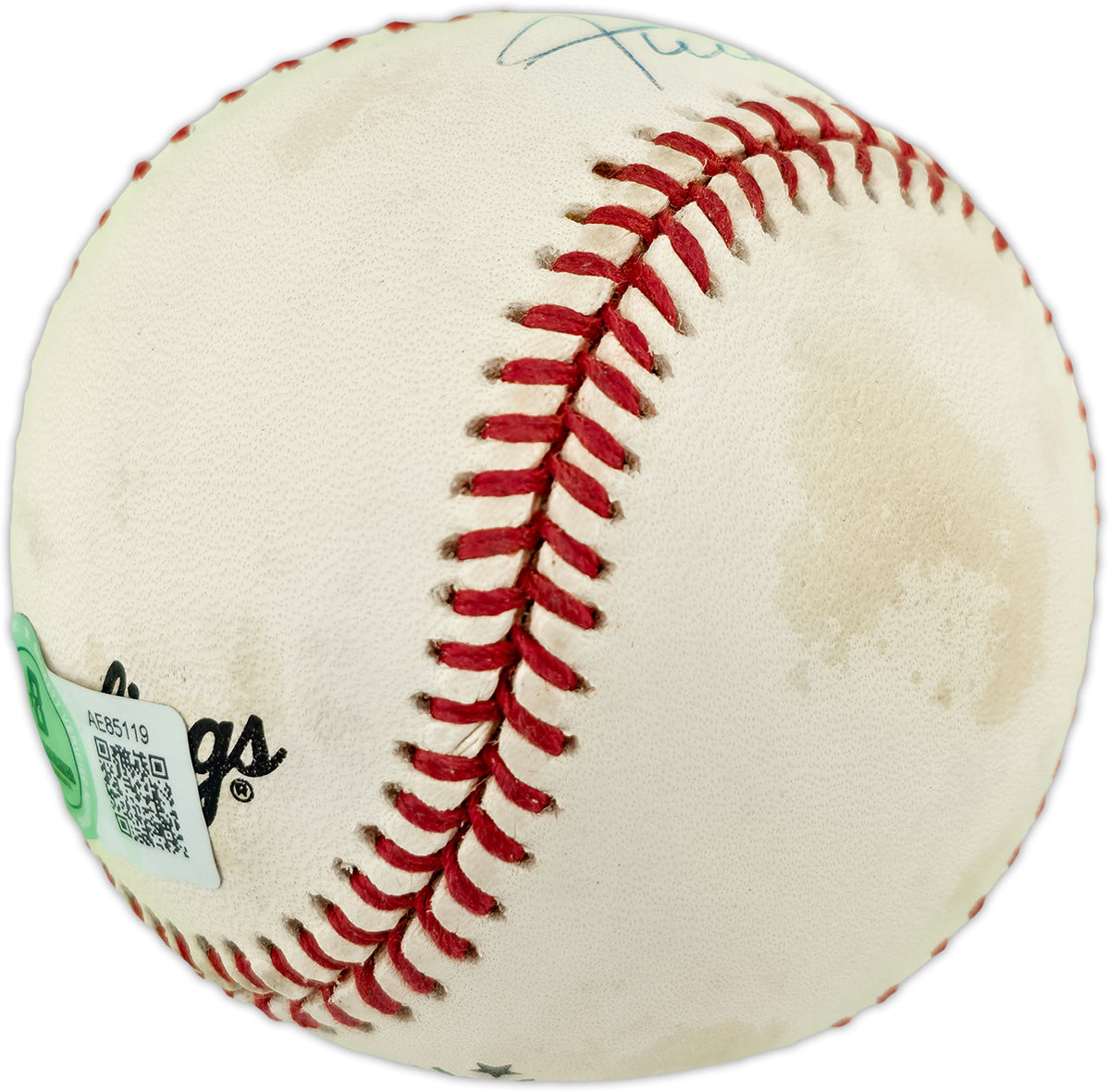 Willie Mays Autographed Official NL Baseball San Francisco Giants Beckett BAS #AE85119