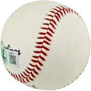 Willie Mays Autographed Official NL Baseball San Francisco Giants (Smudged) Beckett BAS #AE85117