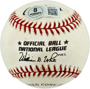 Willie Mays Autographed Official NL Baseball San Francisco Giants Beckett BAS #AE85120
