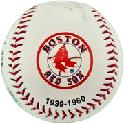 Ted Williams Autographed Official Fotoball Baseball Boston Red Sox Beckett BAS #AE85114