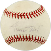 Willie Mays Autographed Official NL Baseball San Francisco Giants Beckett BAS #AE85118
