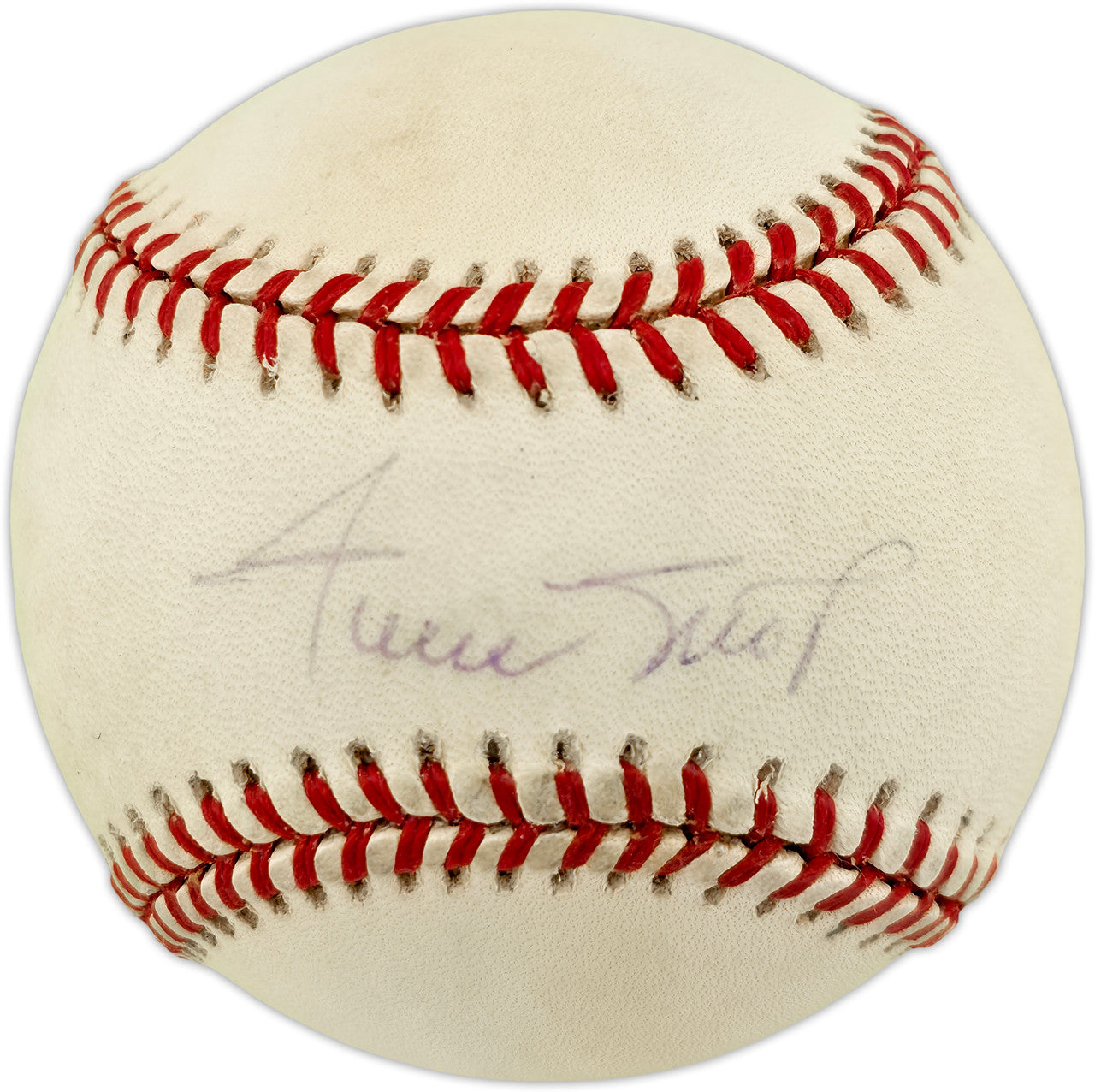 Willie Mays Autographed Official NL Baseball San Francisco Giants Beckett BAS #AE85118