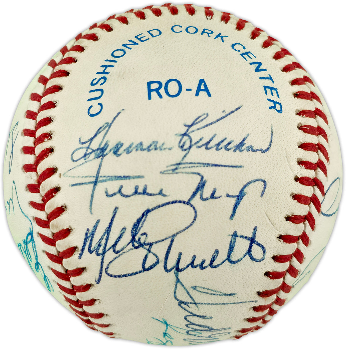 500 Home Run Club Autographed Official AL Baseball With 11 Signatures JSA #ZZ63936