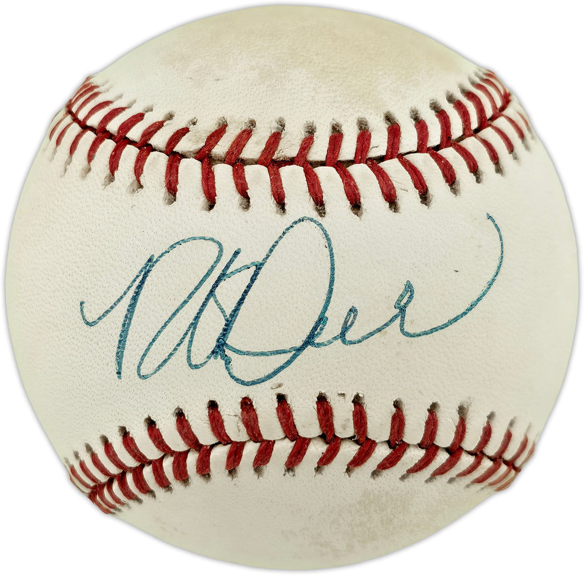 Rob Deer Autographed Official AL Baseball Milwaukee Brewers SKU #263374