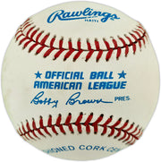 Rob Deer Autographed Official AL Baseball Milwaukee Brewers SKU #263374