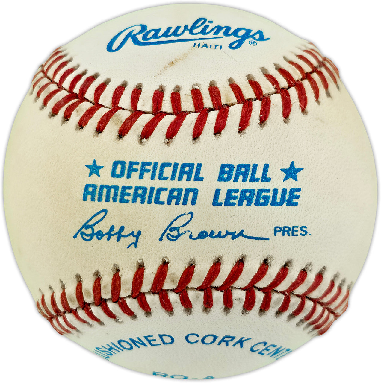 Bobby Doerr Autographed Official AL Baseball Boston Red Sox SKU #263378
