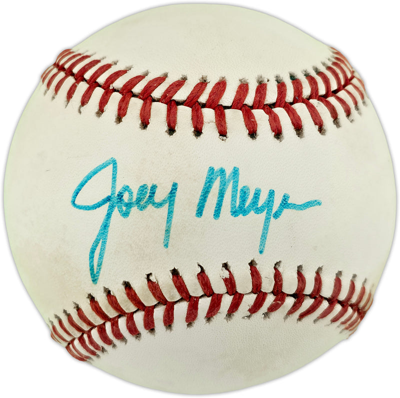 Joey Myer Autographed Official AL Baseball Milwaukee Brewers SKU #263379
