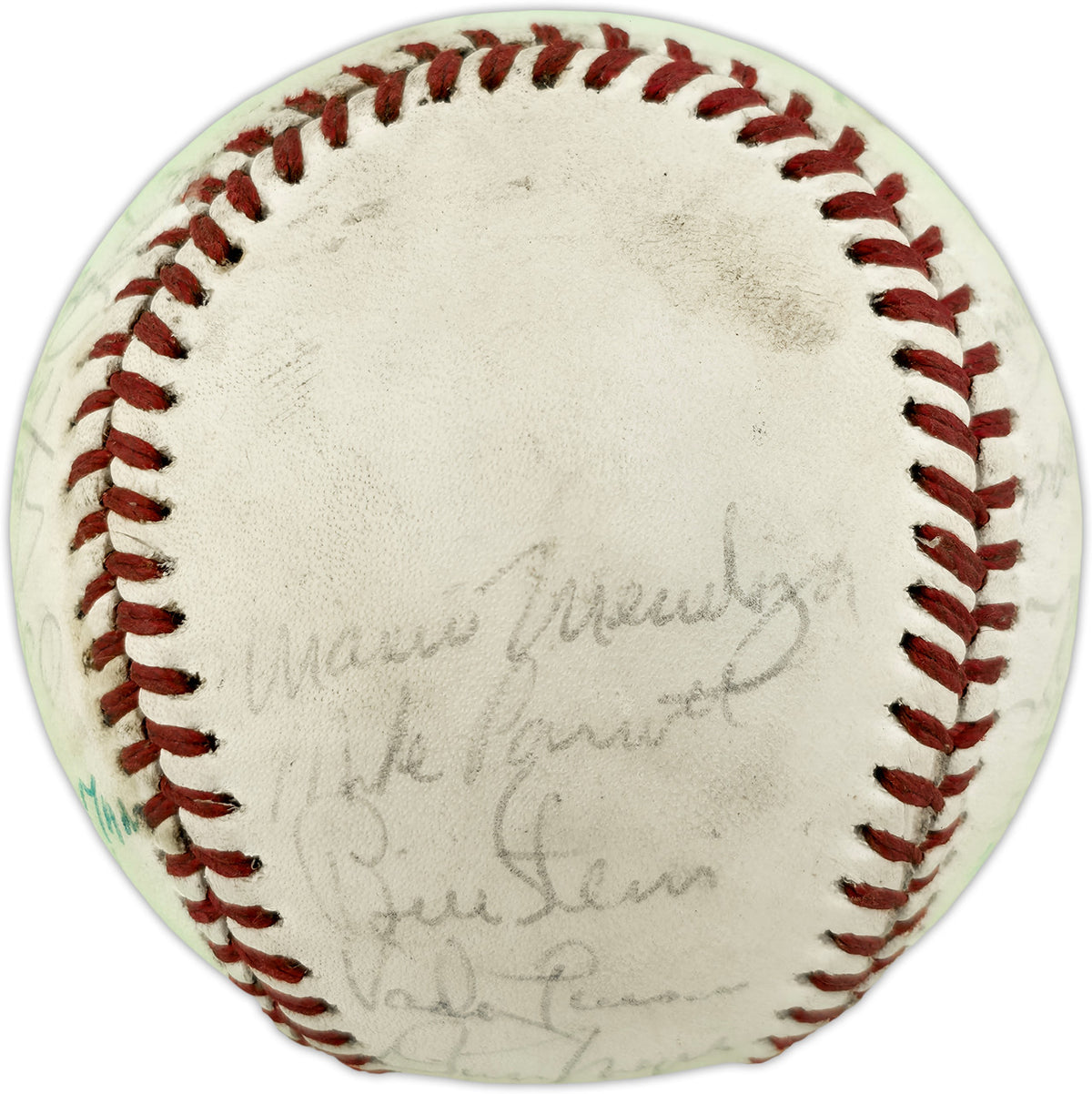 1979 Seattle Mariners Team Autographed Official MacPhail AL Baseball With 27 Signatures SKU #263388