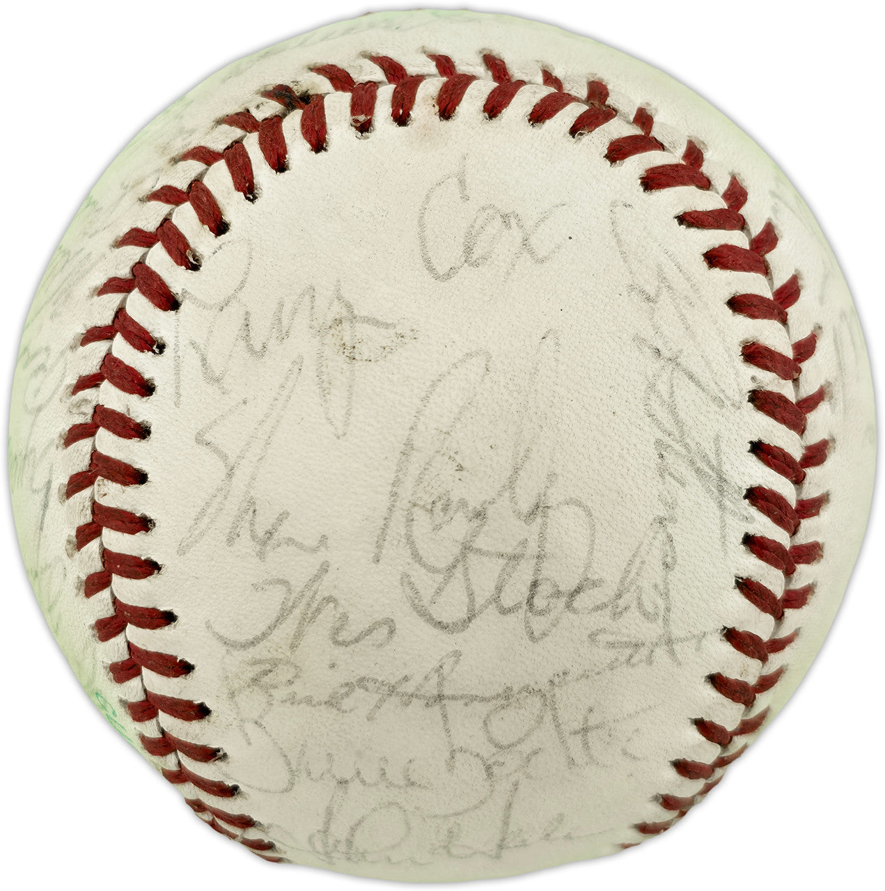 1979 Seattle Mariners Team Autographed Official MacPhail AL Baseball With 27 Signatures SKU #263388