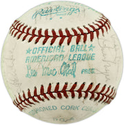 1979 Seattle Mariners Team Autographed Official MacPhail AL Baseball With 27 Signatures SKU #263388