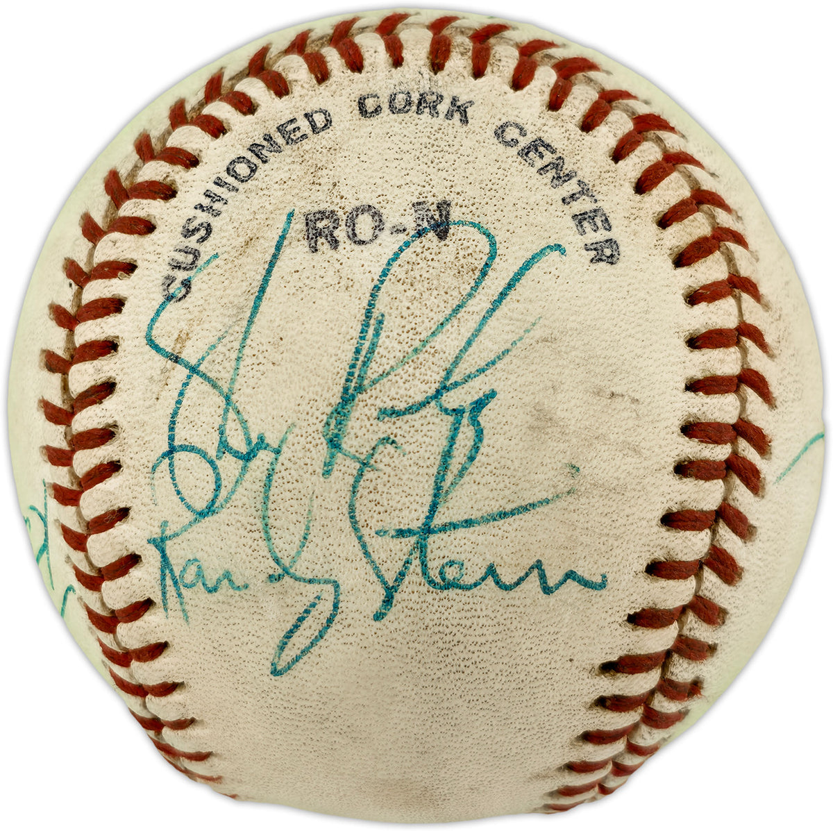 Dave Niehaus & 7 Others Autographed Official Feeney NL Baseball SKU #263389