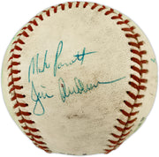 Dave Niehaus & 7 Others Autographed Official Feeney NL Baseball SKU #263389