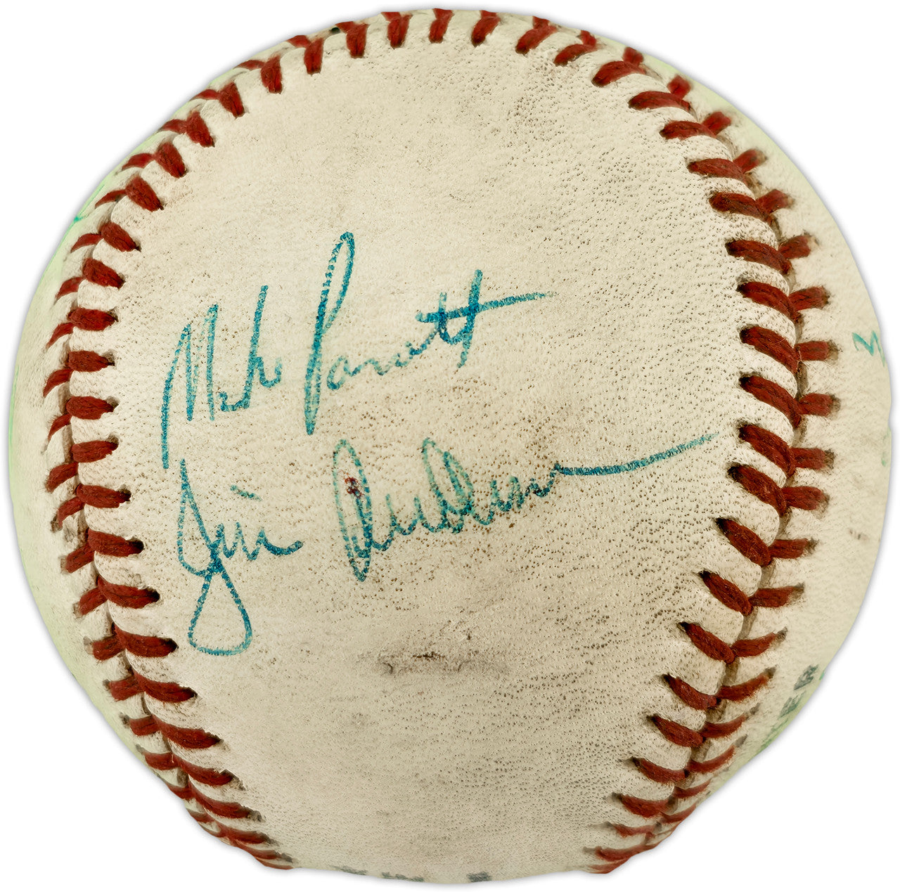 Dave Niehaus & 7 Others Autographed Official Feeney NL Baseball SKU #263389