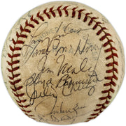 1981-82 Seattle Mariners Team Autographed Official MacPhail AL Foul Baseball With 23 Signatures SKU #263394