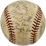 1981-82 Seattle Mariners Team Autographed Official MacPhail AL Foul Baseball With 23 Signatures SKU #263394