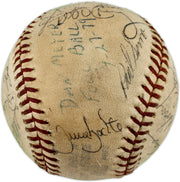 1981-82 Seattle Mariners Team Autographed Official MacPhail AL Foul Baseball With 23 Signatures SKU #263394